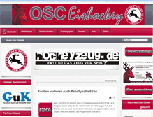 Tablet Screenshot of osc-berlin-eishockey.de